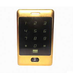 Metal Standalone Touch Keypad Password 125khz RFID Door Access Control