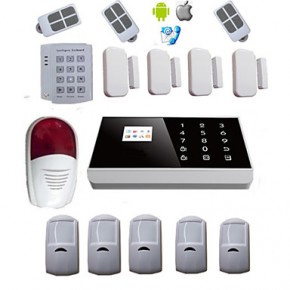 Burglar Pstn Gsm Alarm System Android For Home Alarma Security With Wireless Siren  