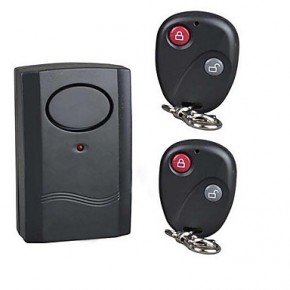 Alarm Wireless Remote Control Vibration Alarm Bicycle Burglar For 120db Home Security  