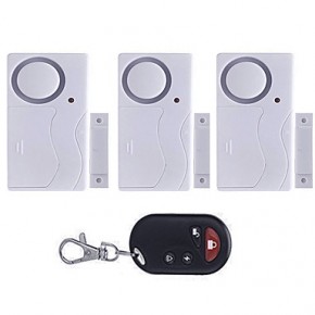 1 to 3 Remote Control Door Security Alarm   Smart Magnetic Sensor Window Anti-theft Alertor For Home Office Warehouse  