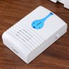 501K3 32-Melody Wireless Remote Control Transmitter + 2 Receivers Doorbell Set - White + Blue